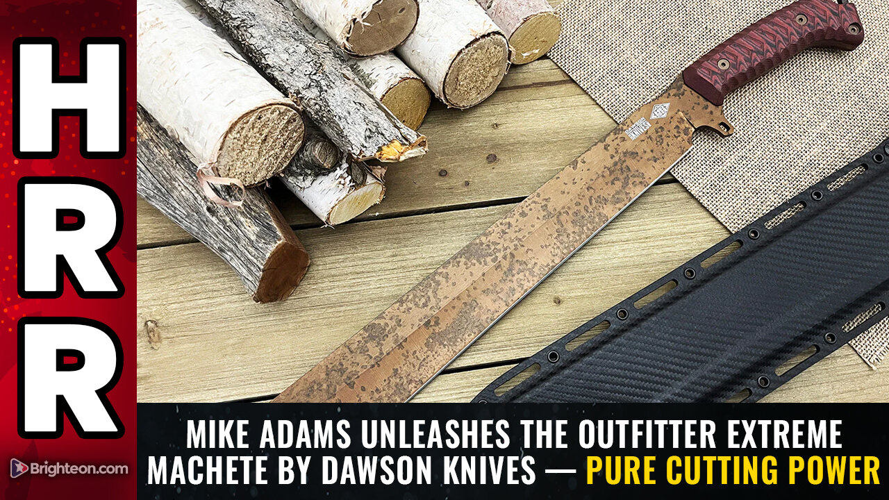 Mike Adams Unleashes the Outfitter Extreme Machete by Dawson Knives — Pure Cutting Power