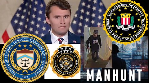 LIVE! MANHUNT for Charlie Kirk Shooter.