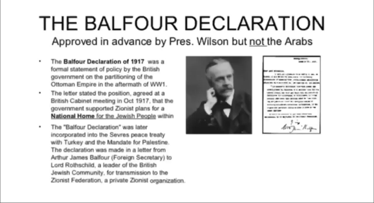 🔥Balfour-Erklärung