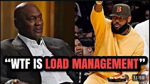 MICHEAL JORDAN TALKS ABOUT LOAD MANAGEMENT