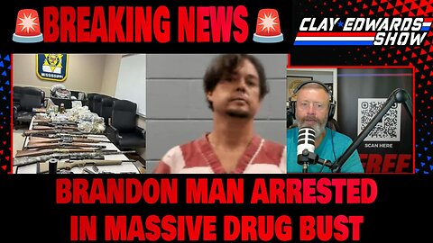 BREAKING - BRANDON MAN ARRESTED W/ MASSIVE CASHE OF FENTANYL, METH, WEED & WEAPONS 