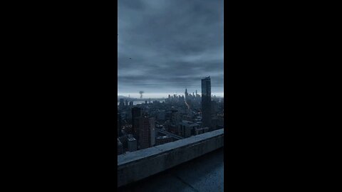 Nuclear war destroys the city