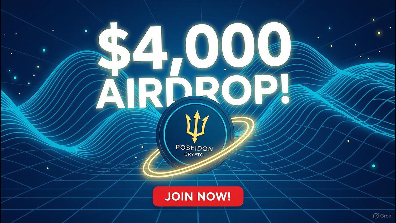 Poseidon Crypto Airdrop: Earn Up to $4,000 in Free Tokens