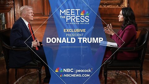 President Trump MEET The PRESS Interview (05/04/25) FULL INTERVIEW