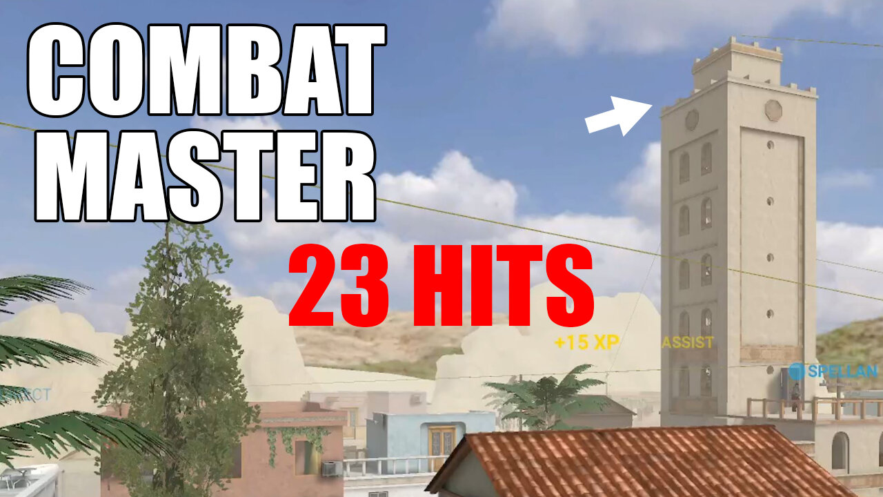 Combat Master - 23 hits from Tower (no sniper)