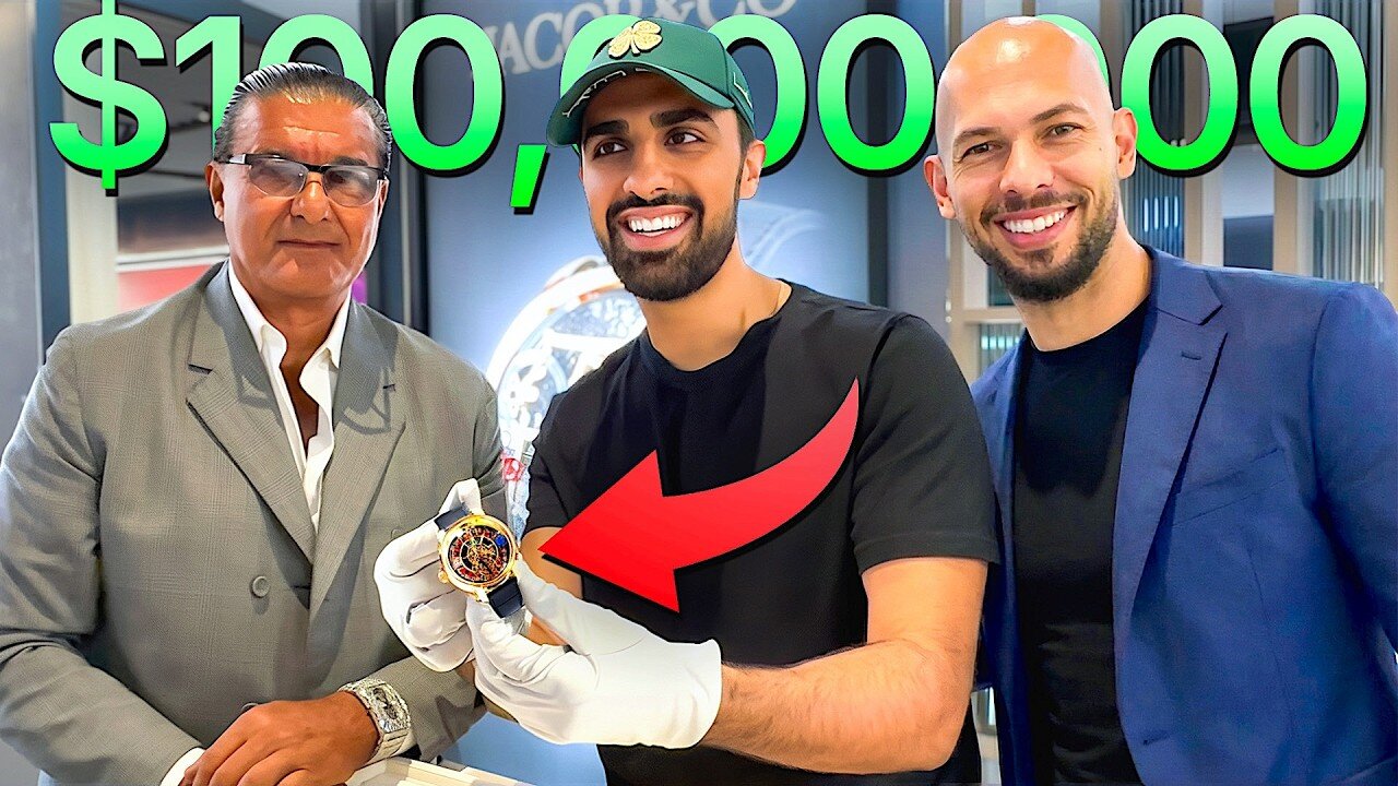 Dubai Billionaire Watch Shopping with ANDREW TATE and JACOB & CO !!!