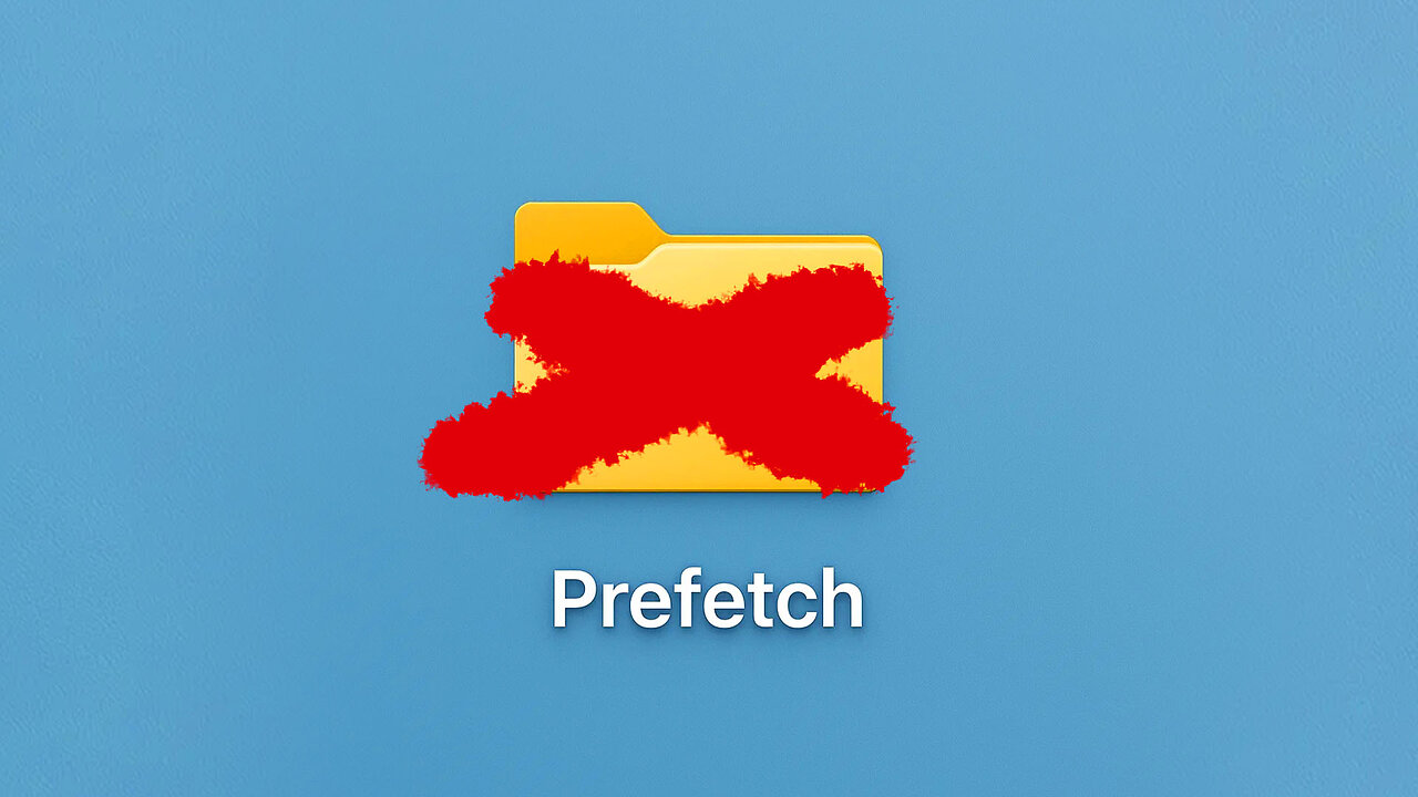 Fix "Prefetch" folder not opening