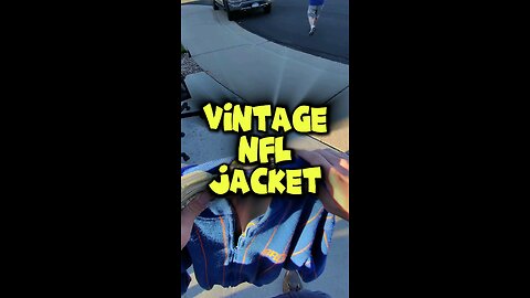 Found a vintage NFL Broncos jacket at this #garagesale