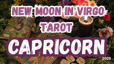 Capricorn ♑️ - Your interest is shifting! New Moon 🌚 in Virgo Tarot #tarot #tarotary #capricorn
