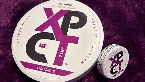 XPCT Licorice (Big Can) Nicotine Pouches Review