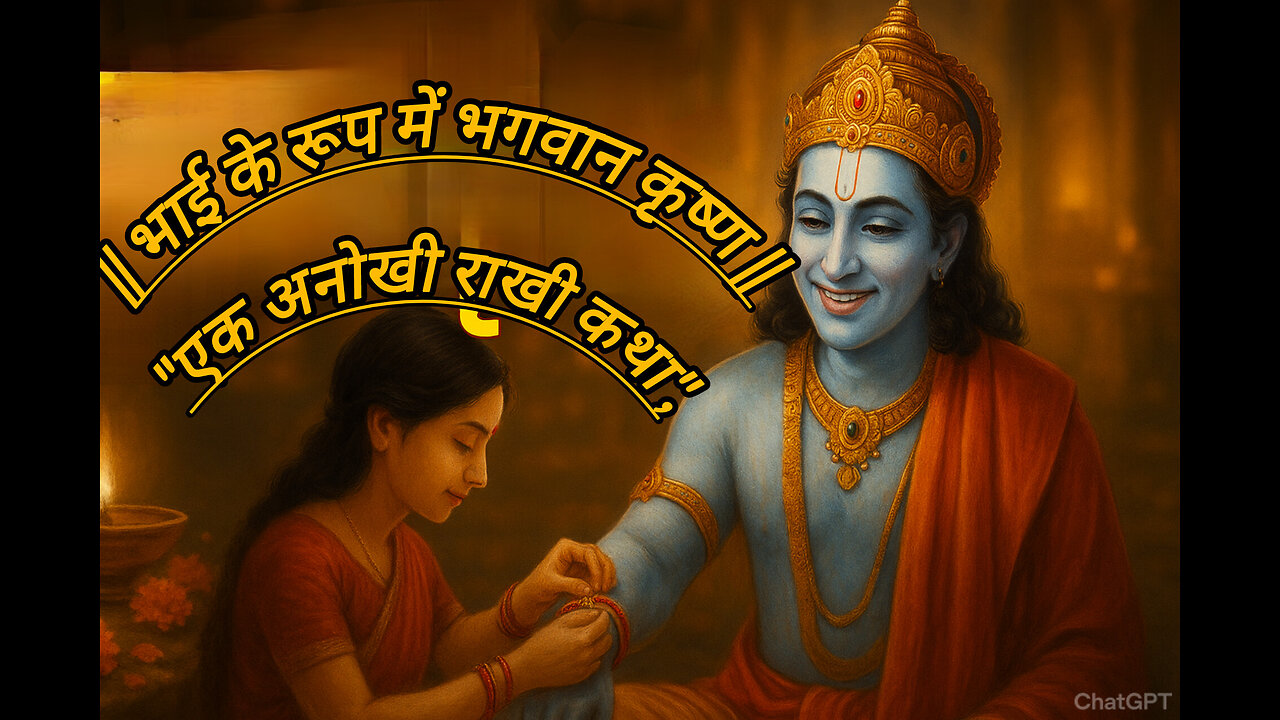 जब द्रौपदी ने श्रीकृष्ण को राखी बांधी || — भक्ति और रक्षा की अमर कथा 🙏 ||
