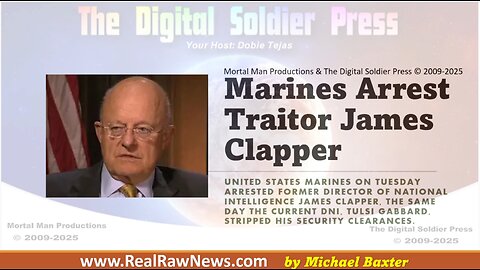 Marines Arrest Traitor James Clapper