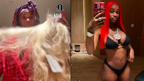 Sexyy Red Colors & Installs Her Own Wig During Dominican Vacation! 💁🏽‍♀️