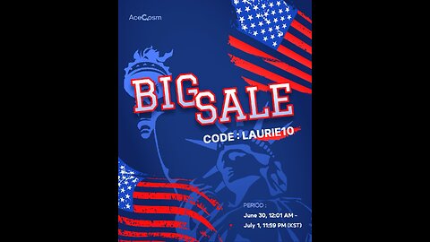 20% to 30% summer sale At AceCosm use Code LAURIE10