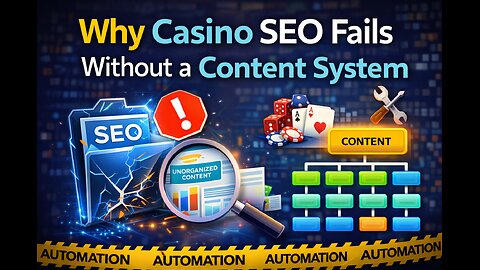 Why Casino SEO Fails Without a Content System