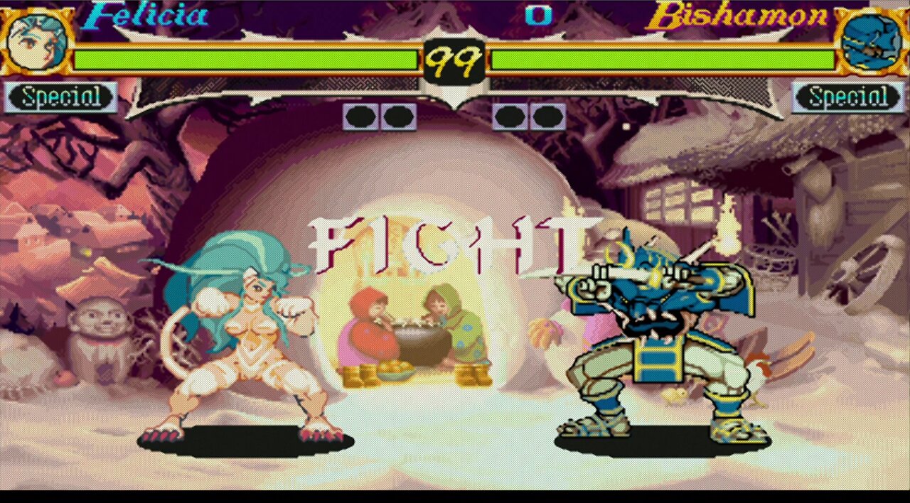 Felicia vs Bishamon