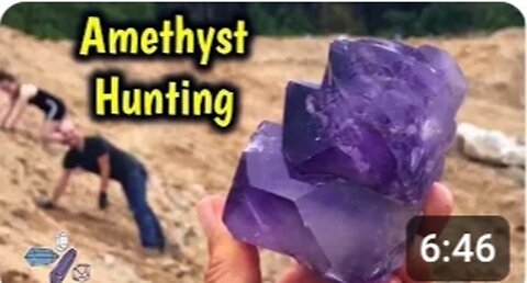 Finding Large Amethyst Crystals Digging Jackson Crossroads