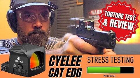 Cyelee CAT EDG Torture Test & Review [RMSc Enclosed Red Dot]