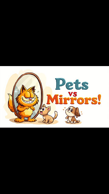 Highlights ~ Pets vs Mirrors! Funny Animal Reactions | Happy Kiddo TV