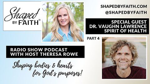 Top 3 Health Crises Today | Spirit of Health Founder Dr. Vaughn Lawrence | Shaped by Faith Radio