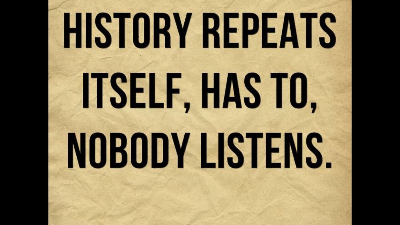 Are We Going to Try This Again? History Repeating Itself