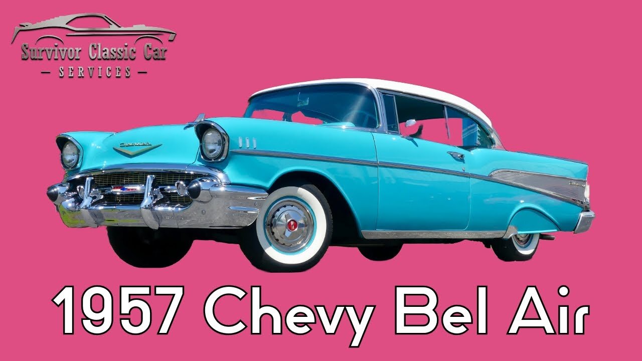 Beautiful 1957 Chevy Bel Air Hardtop w/ 350 CI V8 & 700R4 Automatic Trans w. Overdrive!! For Sale!