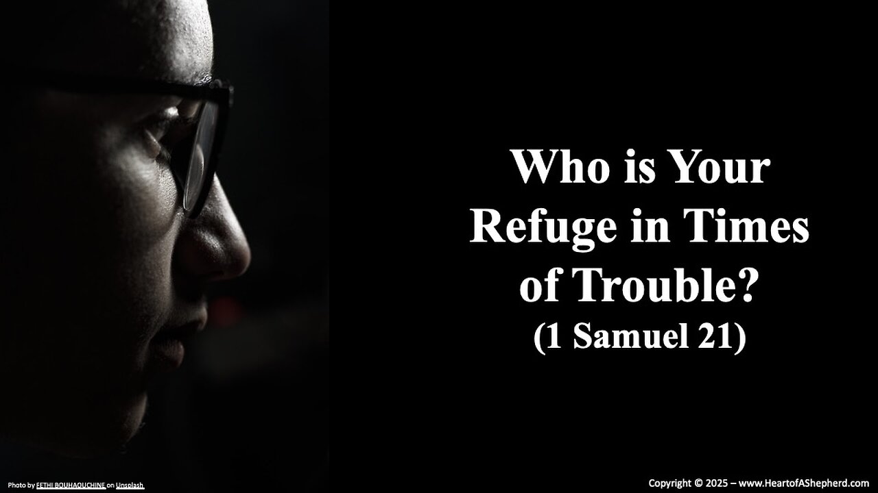 Who is Your Refuge in Times of Trouble? (1 Samuel 21) from www.HeartofAShepherd.com.