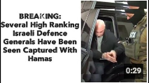 "High-Ranking Israeli Defence Generals Captured by Hamas, Reports Indicate"