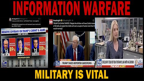 WHY DOES MILITARY PLAY KEY ROLE? MILITARY IS VITAL, INFORMATION WARFARE, ENEMY LOSING! - 4.30.25