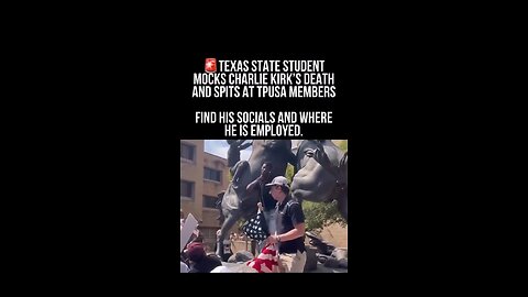 A Texas student mocks Charlie Kirk's death and gets suspended shortly after.