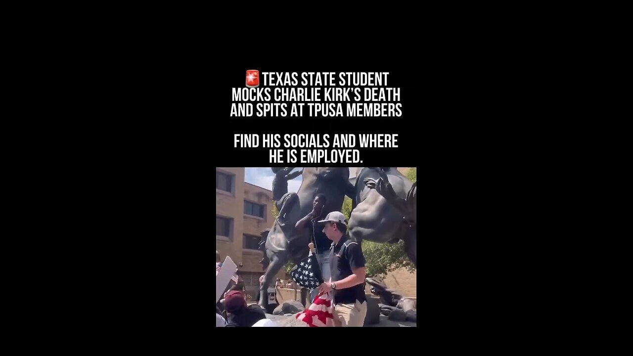 A Texas student mocks Charlie Kirk's death and gets suspended shortly after.