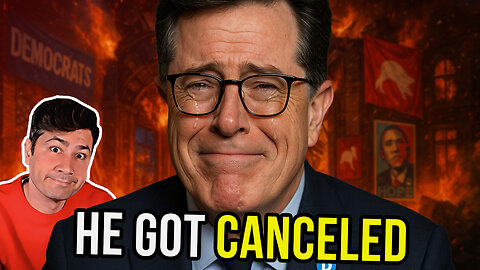 Stephen Colbert Just Got CANCELED And It's HILARIOUS