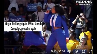 Megan Thee Stallion Twerk for Kamala goes viral again got paid 5M by Kamala campaign