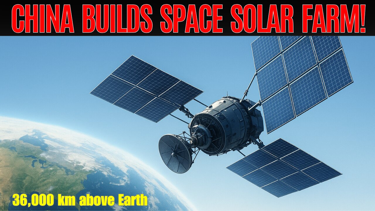 World First: China’s Space Solar Farm 36,000 km Above Earth!