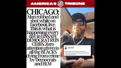 Chicago Man Robbed, Shot and Killed While on Facebook Live