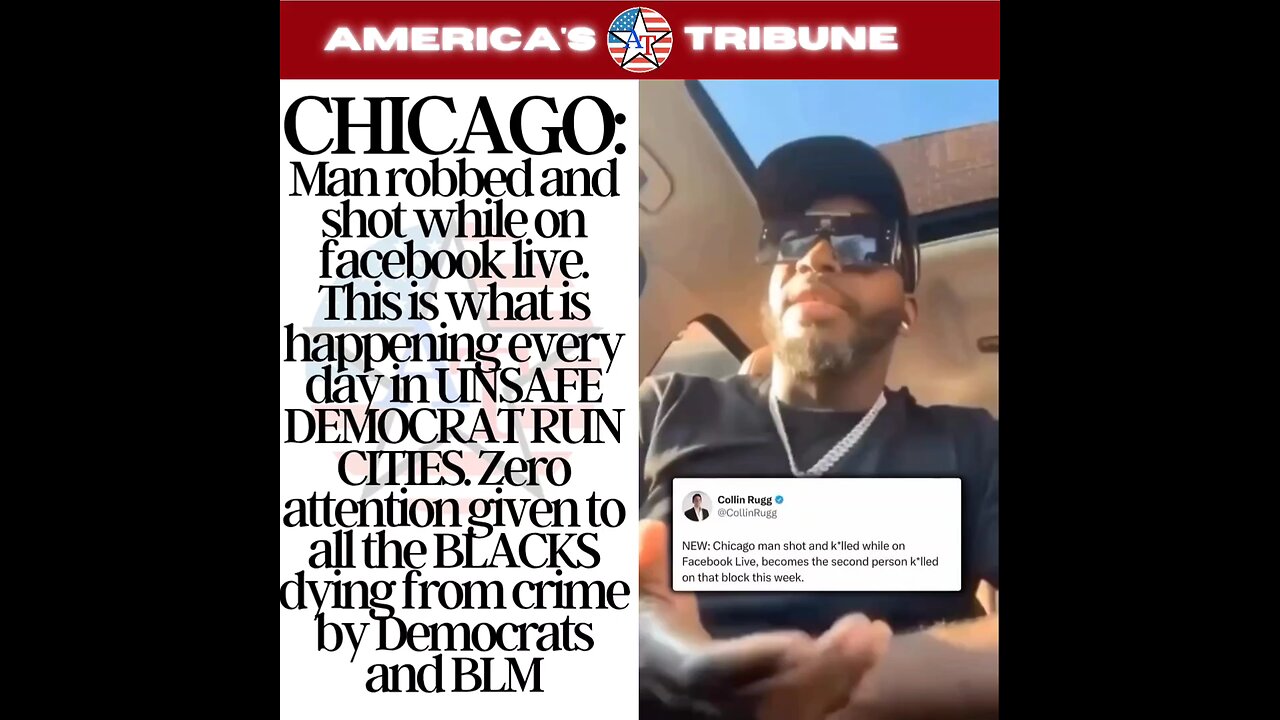 Chicago Man Robbed, Shot and Killed While on Facebook Live