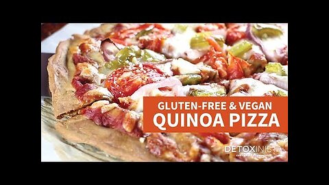 Vegan & Gluten-Free Quinoa Pizza Crust Recipe