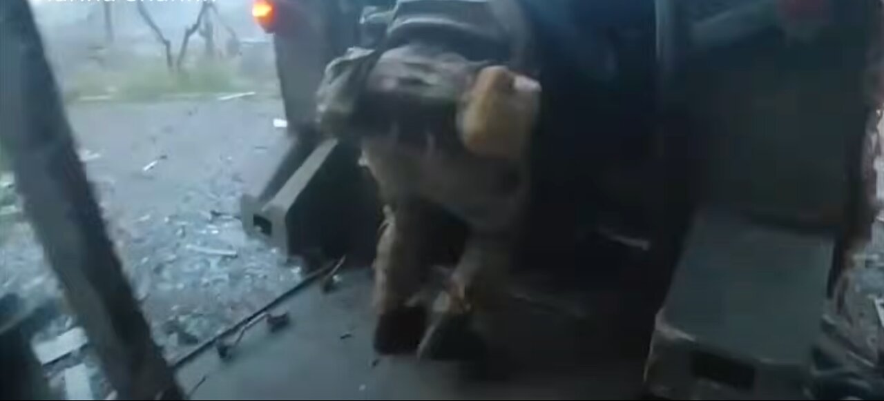 Ukrainian M113 APC Hits Mine – Caught on Soldier and Drone Cam
