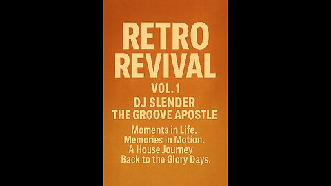 🎧 Title: Retro Revival Vol. 1 – DJ Slender the Groove Apostle | 90s Golden Oldies House Mix