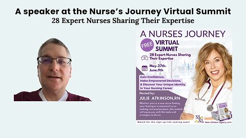 A speaker at the Nurse’s Journey Virtual Summit - 28 Expert Nurses Sharing Their Expertise