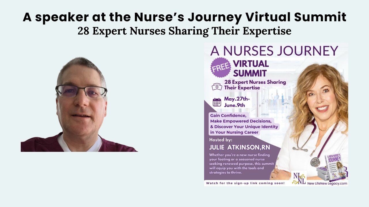 A speaker at the Nurse’s Journey Virtual Summit - 28 Expert Nurses Sharing Their Expertise