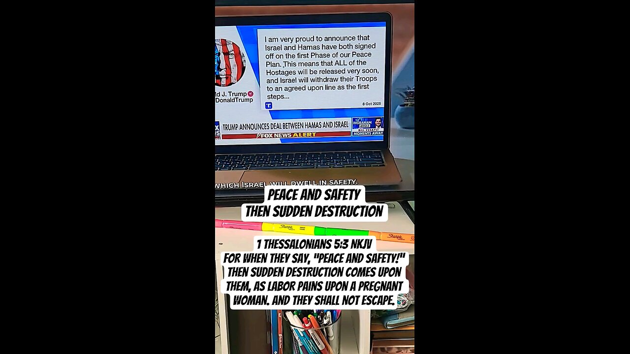 Peace And Safety Then Sudden Destruction