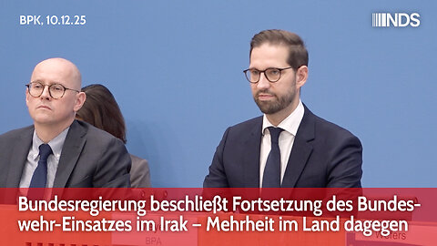 Bundesregierung beschließt Fortsetzung des Bundeswehr-Einsatzes im Irak – Mehrheit im Land dagegen