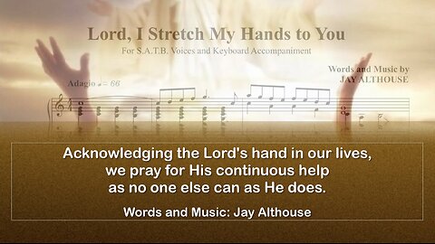 Lord, I Stretch My Hands to You - Adoration at Bakersfield
