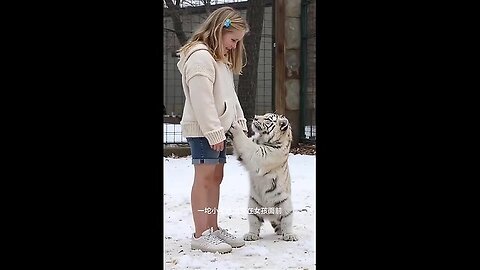 Cartoon tiger powered by AI! 🐯🤖 #shorts”