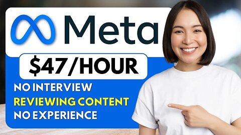 Meta is Hiring Remote! No Experience No Interview Remote Work From Home Jobs 2025