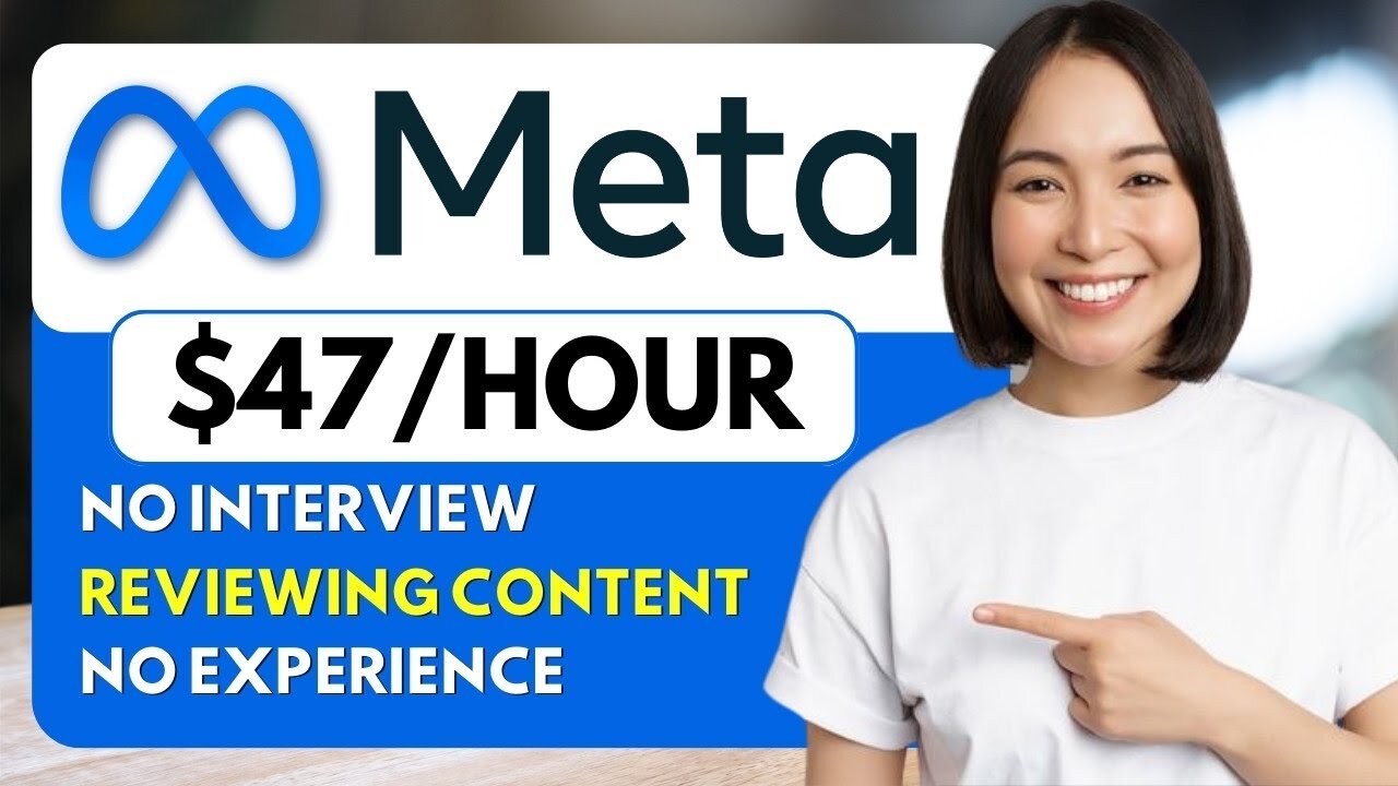 Meta is Hiring Remote! No Experience No Interview Remote Work From Home Jobs 2025