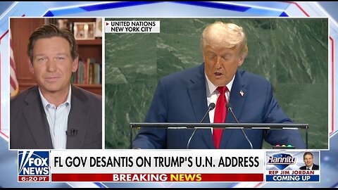 Gov DeSantis: Defund The UN!