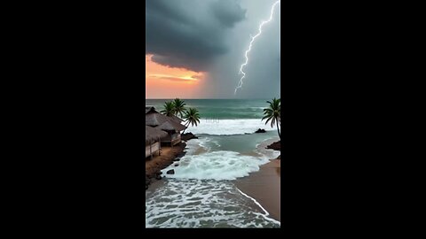 ### 🐰🐵 **Storm of Friendship: A Rabbit and Monkey’s Brave Escape**#AnimalAdventurex#ai# rabbit