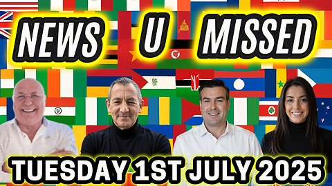 CHARLIE WARD DAILY NEWS WITH CHARLIE WARD, PAUL BROOKER & WARREN THORNTON MONDAY 1ST JULY JUNE 2025